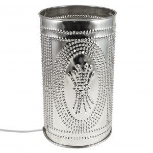 Pierced Tin Lamp-Country Wheat