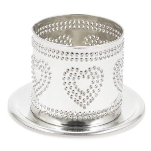 Tin Tealight Shade-Heart