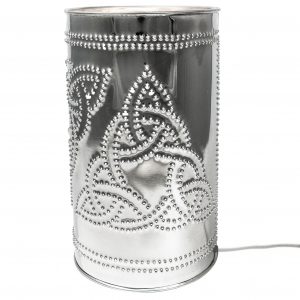 Pierced Tin Lamp-Celtic Trinity Knot