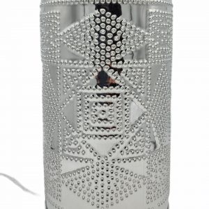 Pierced Tin Lamp-Storm at Sea