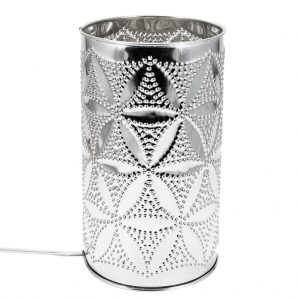 Pierced Tin Lamp-Circle of Life