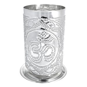 Tin Candle Shade-Om Mandala